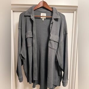 The super popular Lumberjane Shirt Jacket from Aerie!
